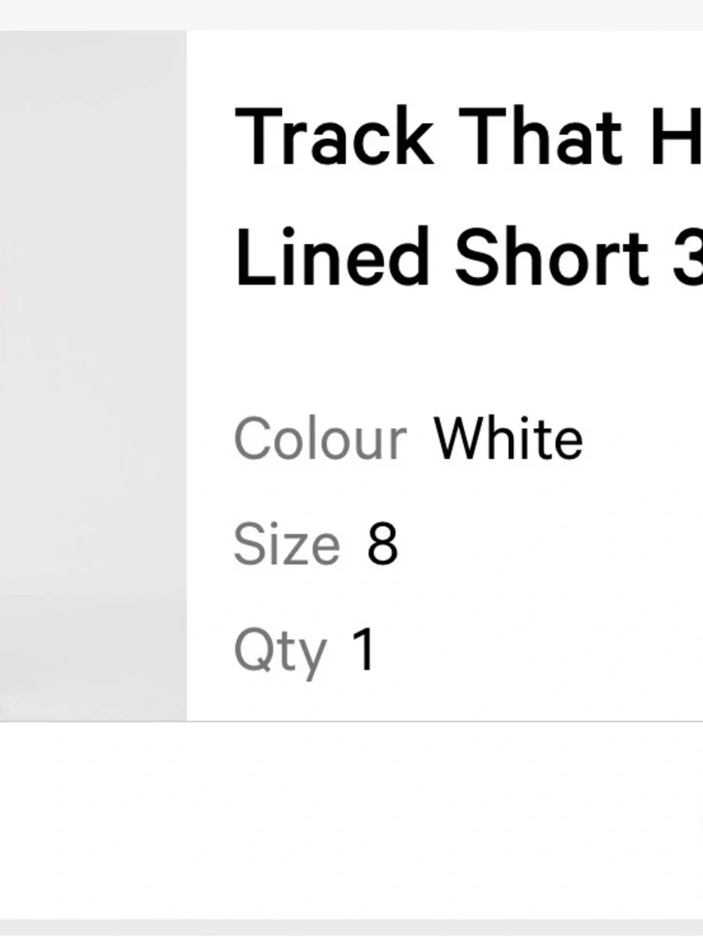 lululemon athletica White Women's Athletic Shorts